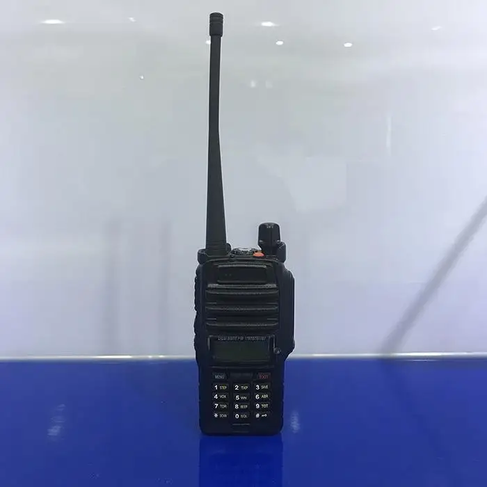 Портативная беспроводная двухсторонняя рация DC 7,4 V 400-520 MHz 1-5 KM радио 136-174 MHZ FM трансивер 8 W черный