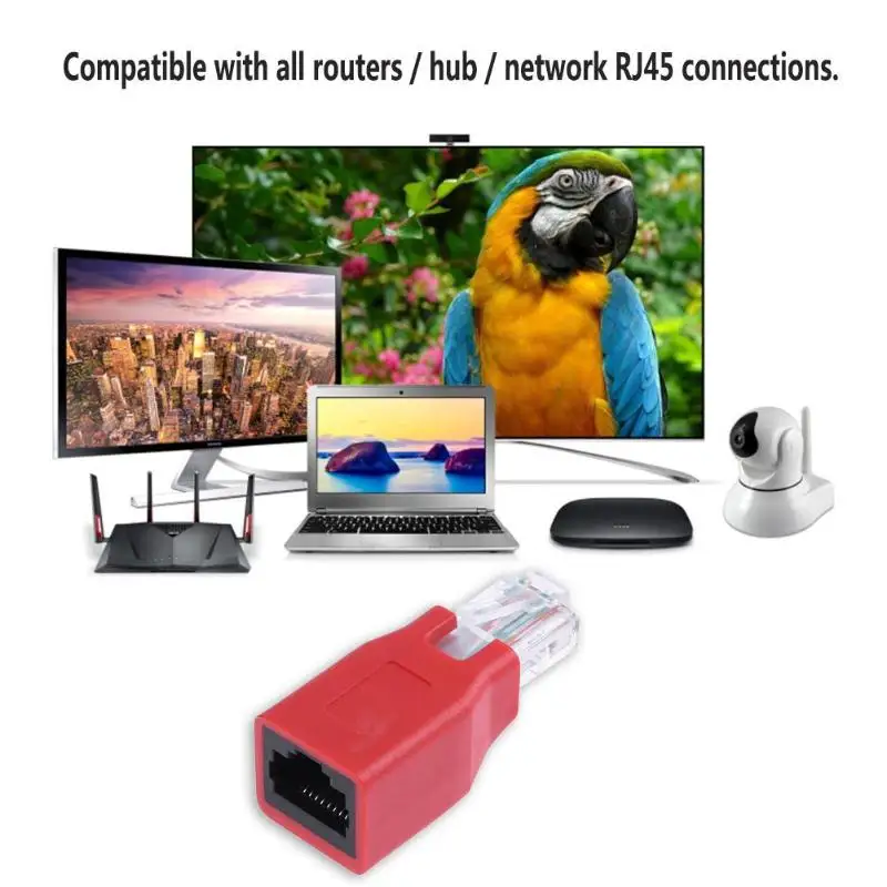 RJ45 папа мама CAT6 Разъем Lan Ethernet Сетевой удлинитель адаптер для