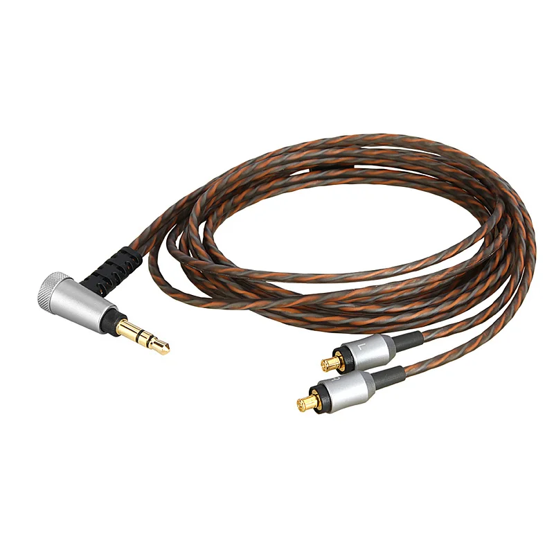 Earmax 213A кабель для наушников 3 5 мм разъем OCC с серебряным покрытием провод HIFI аудио