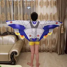 Дети Девочка бабочка крыло шаль шарфы Нимфа Пикси пончо костюм аксессуар