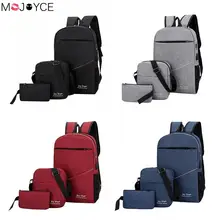 3 шт./компл. Для мужчин Для женщин Модные рюкзаки для Для женщин Для мужчин унисекс дорожные сумки Повседневное, нейлоновые, сумки на плечо, школьные рюкзаки mochila feminina