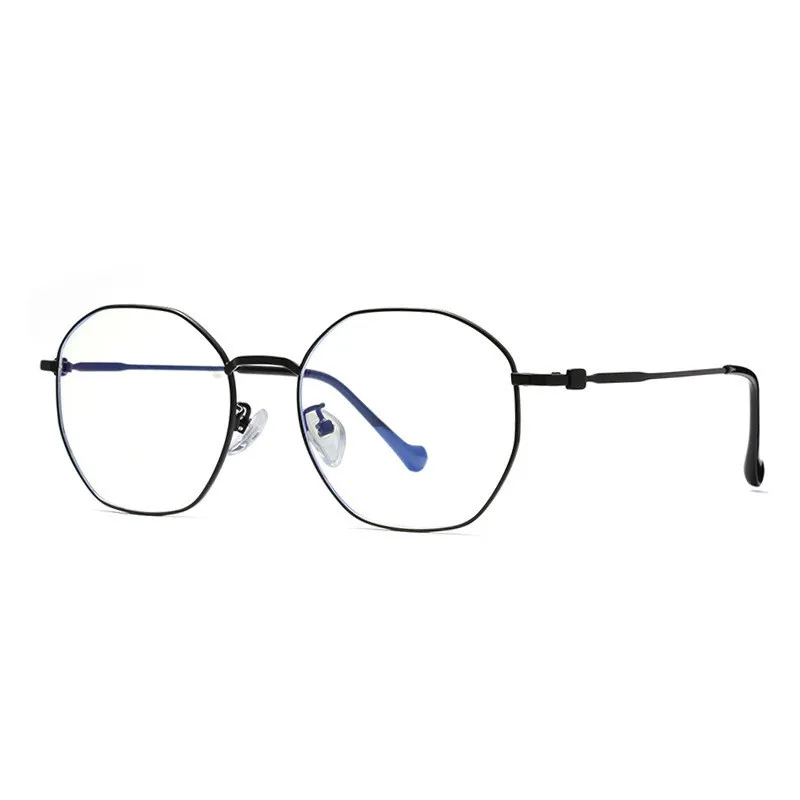 Ceny Brightzone mężczyźni kobiety metalowa ramka do okularów komputera okrągłe przezroczyste okulary optyczne z jasne krótkowzroczność gry gogle okulary