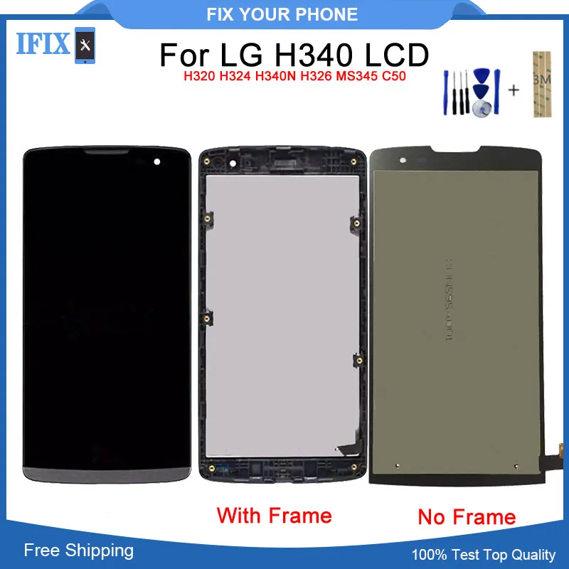 

For LG Leon H340 h320 h324 H340N H326 MS345 C50 LCD Display + Touch Screen Digitizer Assembly Replacement Parts