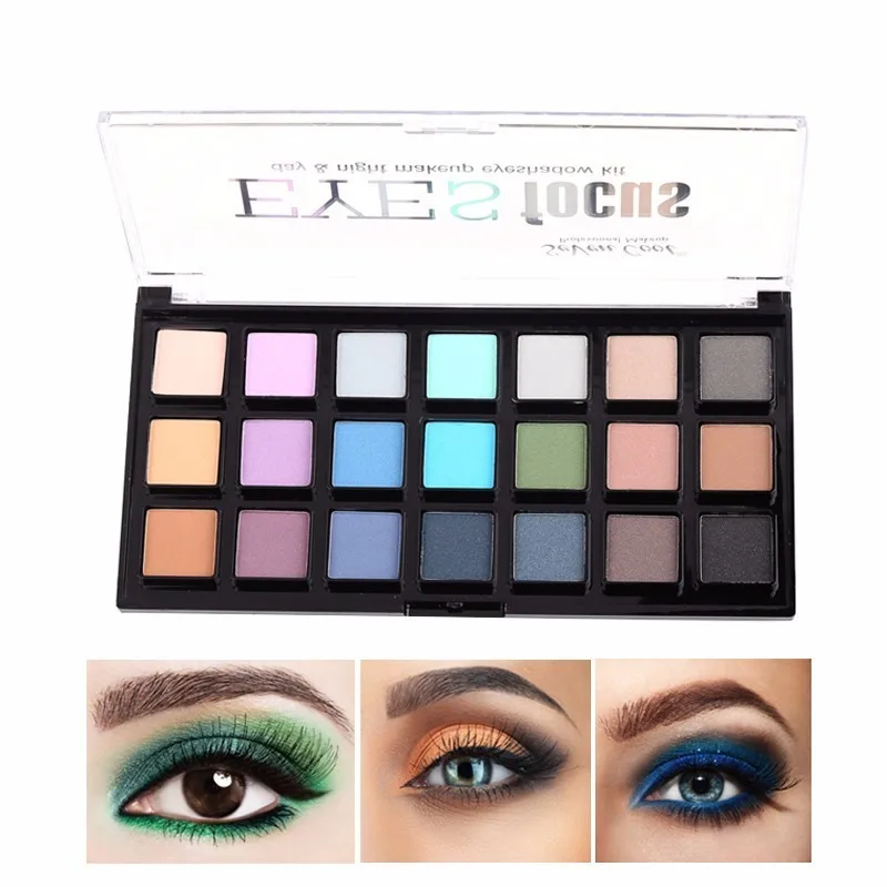 

Blueness 1PC 21 Colors Eye Shadow Multi Function Matte Long Lasting Eyeshadow Metallic Cosmetic Tool All Kinds Skin
