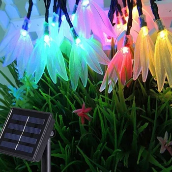 

Clover LED Light String 6M 30LED Solar Christmas Outdoor Garden New Year Party Luces Decoration CF