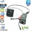Xmeye H.265 Mini Indoor Poe IP Camera 5MP Network Onvif P2P Pin hole With Microphone Audio&Video CCTV Security Industry ► Photo 1/6