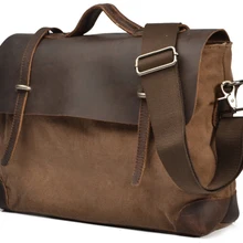 Модный кожаный мужской портфель из натуральной кожи, сумка через плечо для мужчин, сумка через плечо, сумка-тоут