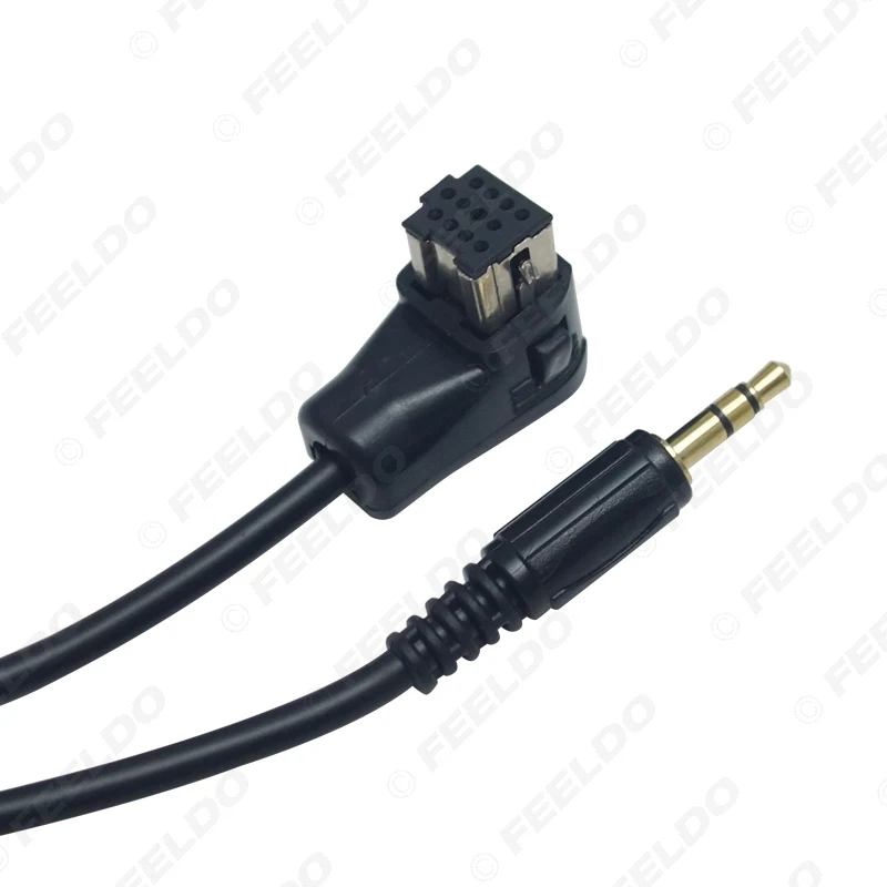 FEELDO автомобиля Audi радио 3 5 мм AUX IN Кабель адаптер для Pioneer головного устройства IP BUS