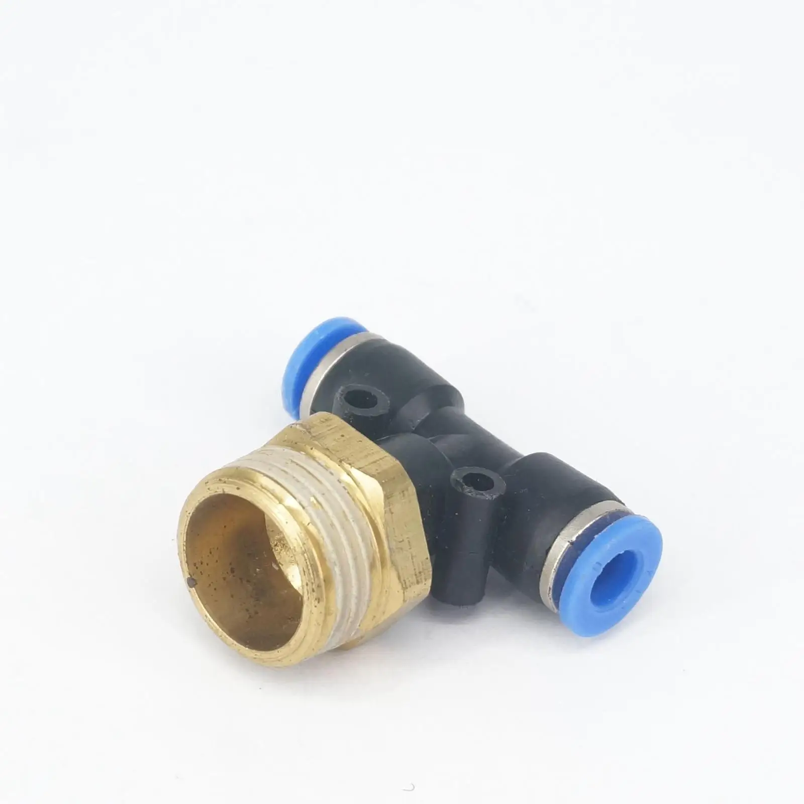 LOT 5 1/2&quot BSP male to Fit Tube O/D 6mm Pneumatic Tee 3 Way Push In Connector Union Quick Release Air Fitting Plumbing | Обустройство