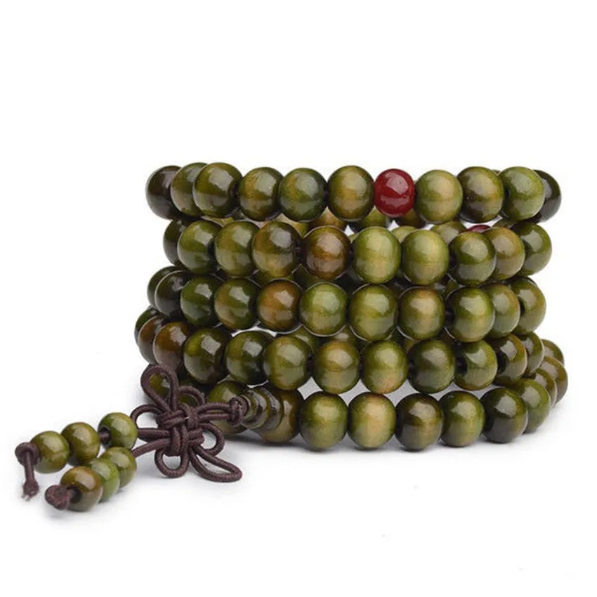 

Sandalwood 6mm 108 Bracelet cuff Unisex Wristband Sutra energy Lucky Chakas Bless Veins new Buddhism natural Wrist Fancy