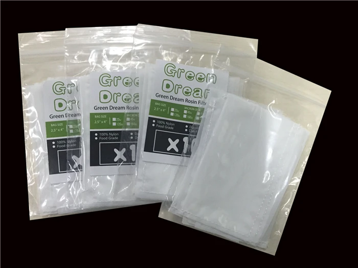 Rosin Press Bags - 160 micron - 3 x 6