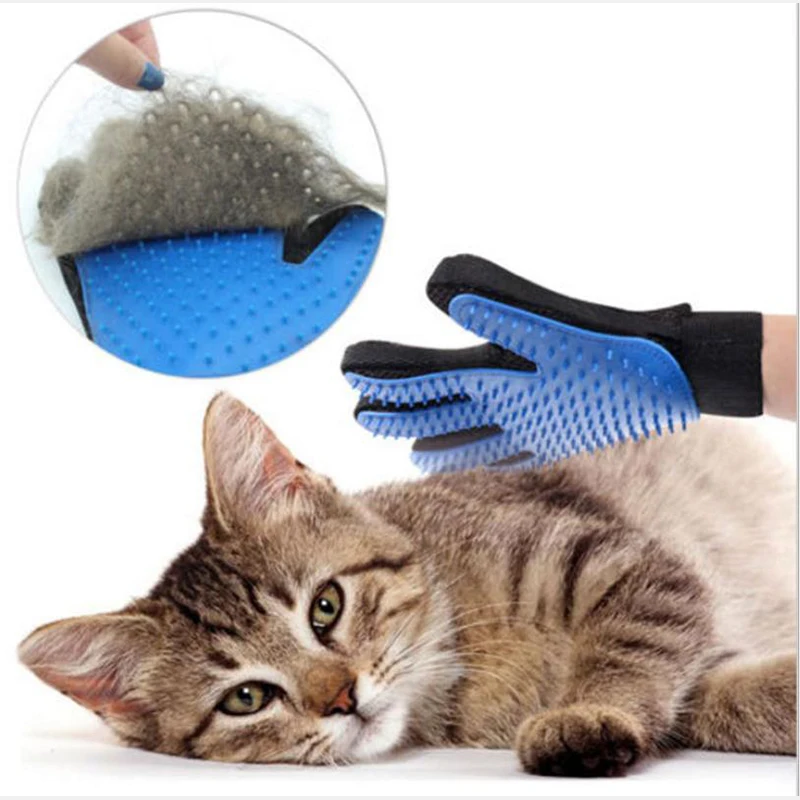 

Pet Dog Hair Brush Glove For Pet Cleaning Massage Grooming Comb Supply Finger Cleaning Pet Cats Hair Brush Glove For Animal