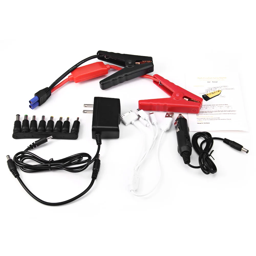 Clearance! 12000mAh Car Jump Starter 12V Starting Device Power Bank Car Charger with LED Light Charging For Car Battery Booster Clearance! 12000mAh Car Jump Starter 12V Starting Device Power Bank Car Charger with LED Light Charging For Car Battery Booster