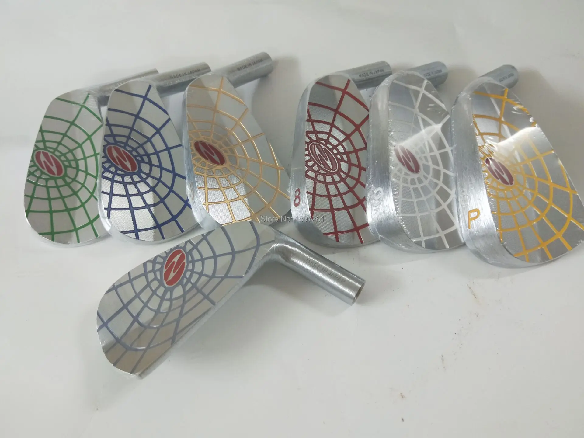 Набор серебряных утюгов для гольфа Zodia spider TourOK 4 9p|Клюшки гольфа| |
