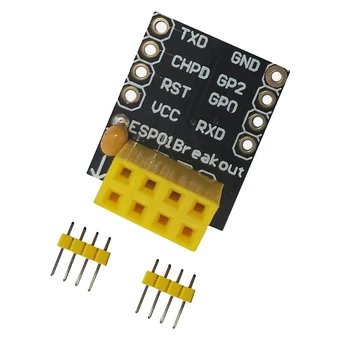 

ESP-01 ESP-01S Breakout Breadboard Adaptor For ESP8266 WiFi Transceiver Module