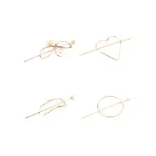 4 шт. заколки для волос Классическая сплав в форме стрелы заколка для волос палочки для волос шиньон шпилька для волос для девочек и женщин