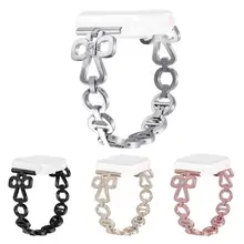 ALLOYSEED Бабочка Кристалл Нержавеющая сталь ремешок для часов Ремешок для Apple Watch 4 замена ремешок для iWatch серии 4