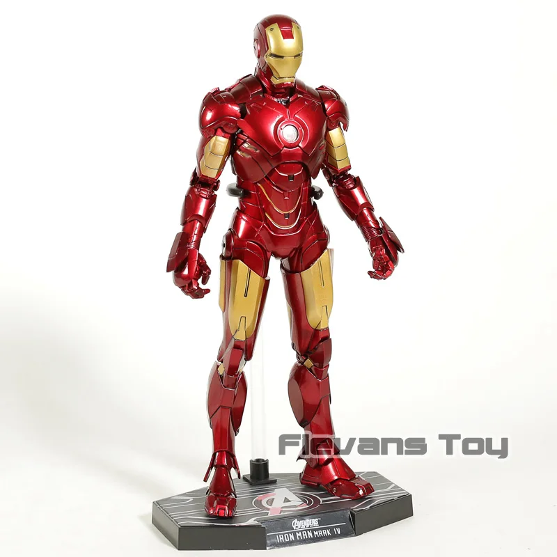 Hot Toys Iron Man MK 4 Mark IV 1/6 Scale PVC Action Figure Collectible Model Toy