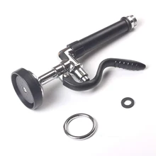 Предварительно краску опрыскиватель Коммерческая кухонный кран части хромированный(черный