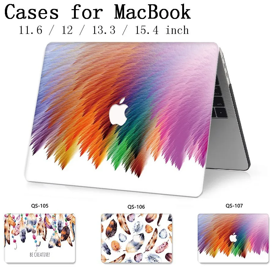 

For Notebook MacBook New Laptop Case Sleeve For MacBook Air Pro Retina 11 12 13.3 15.4 Inch With Screen Protector Keyboard Cove