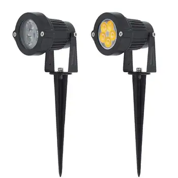 

3W/6W LED Garden Lawn Lamp Spot Light AC 85V-256V Path Landscape Spike Light Path Landscape Waterproof Spot Bulbs