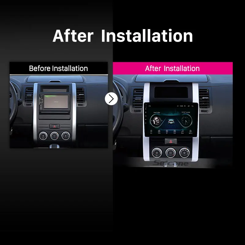 Perfect Seicane 10.1" Android 8.1 Radio for 2008-2012 NISSAN X-TRAIL Dongfeng MX6 HD Touchscreen GPS Navigation Auto Stereo 5