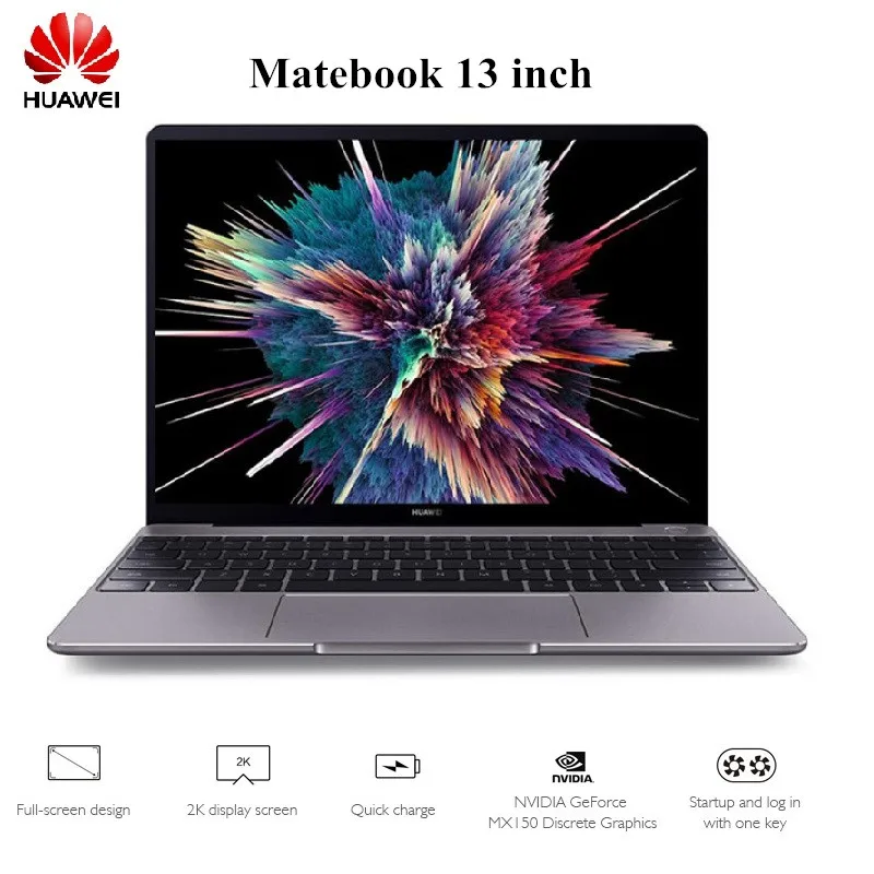 Ноутбук HUAWEI WRT W19B MateBook 13 0 &quotWindows 10 Intel Core i5 8265U quad core 1 6 GHz 8GB ram 512GB SSD с датчиком