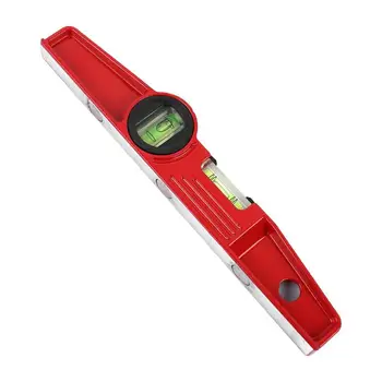 

4*90mm Aluminum Lever Ruler Magnetic Bearing Lever Ruler Bubble Rustproof Spirit Level Horizontal Ruler