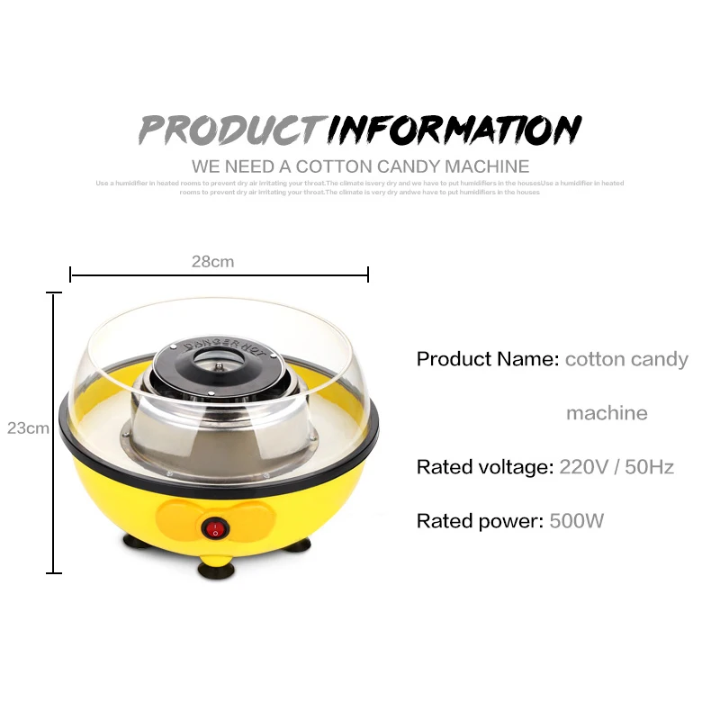 Мини электрический Diy Candy Floss Spun сахарница машина домашняя портативная Сладкая сахарная ватная Конфета для детей семейный подарок США штекер