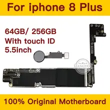 Для iphone 8 Plus 64 Гб/256 ГБ материнская плата с системой IOS, для iphone 8 Plus материнская плата с чипами