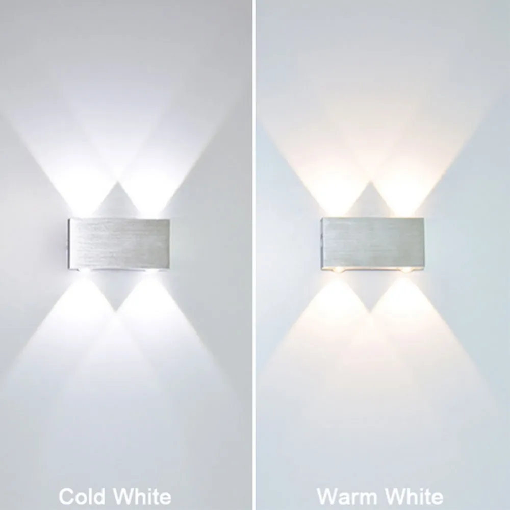 

2W 4W 6W 8W LED Wall Lamps Indoor AC100V/220V Aluminum Decorate Wall Sconce Living Room Bedroom LED Wall Light