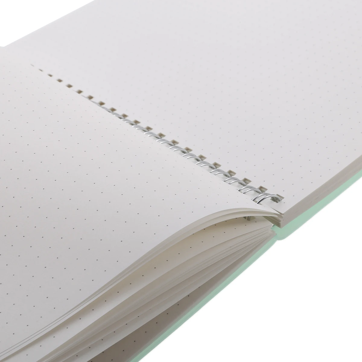 Cute PP Hardcover Notebook Banded Dot Grid Spiral A5 Notebook Stationery Diary Memos for Student School Supply