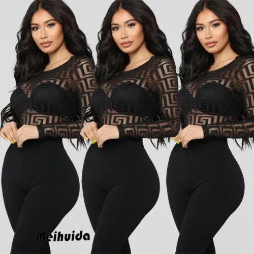 

New Fashion Women Ladies Slim Sexy Leopard Print V-Neck Bodysuit Tops