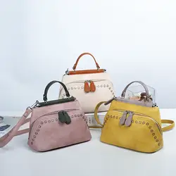 2018 новый стиль простой основа один Наплечная Сумка Женский цвет столкновения модный ранец кошелек дамы женская сумочка