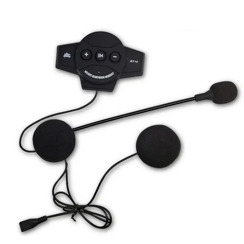 

Motor Wireless Bluetooth Headset Motorcycle Helmet Earphone Headphone Speaker Intercom Handsfree Music Microphone Phone MP3