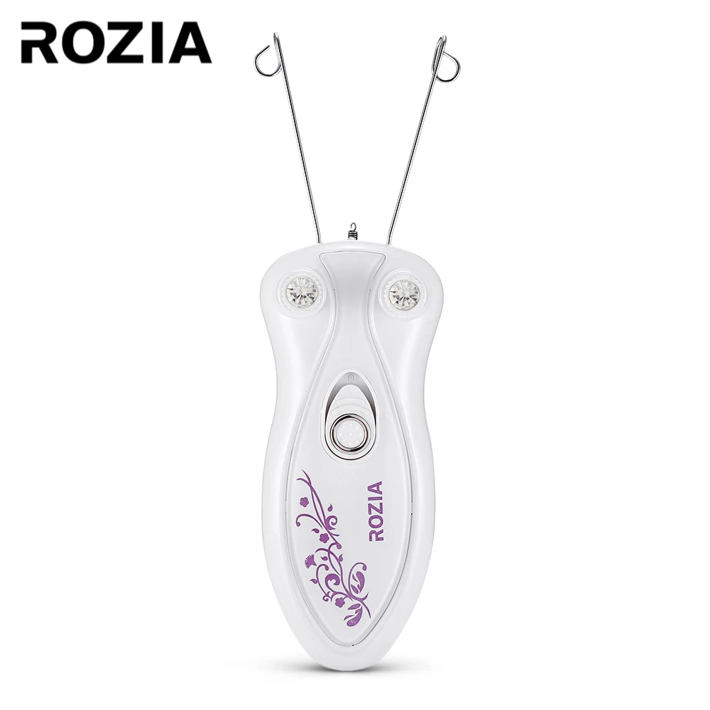 

ROZIA Professional Women Electric Epilator Facial Threading Face Body Hair Remover Constringe Pores Floodlight 220-240V HP2999