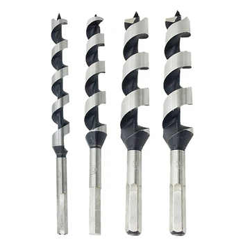 

4Pcs/Set Wood Bits Quality Carbon Steel Sharp Twist Drill Bit For Electrical Drill Woodworking Tools 18/20/22/25x230Mm