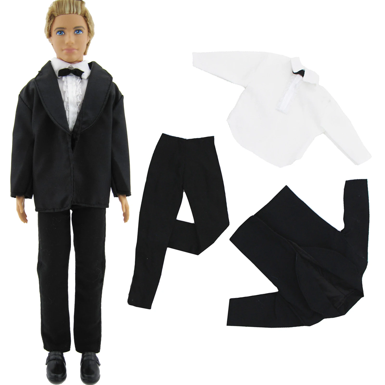 Костюм смокинг 3 в 1 для куклы Барби с бантом|for barbie|barbie pantsbarbie doll pants |
