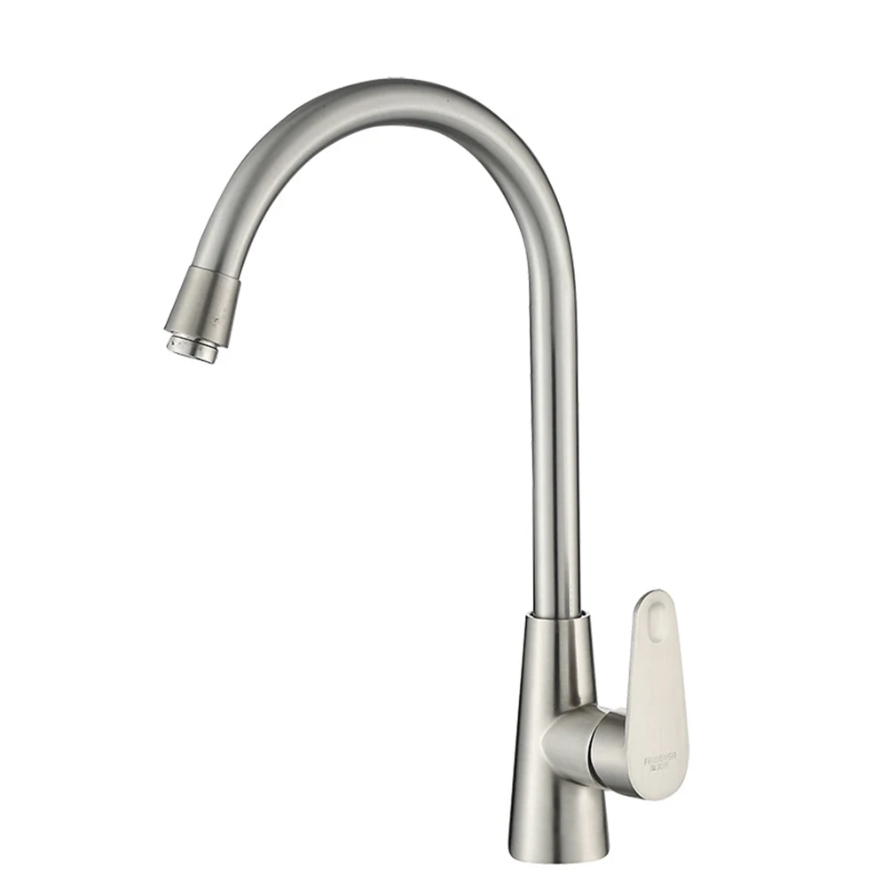 

1Pc Basin Faucet Cold and Hold 360 Degree Rotation Deck Mounted Kitchen Faucets Sink Tap Bathroom Faucets Bathroom Accessories