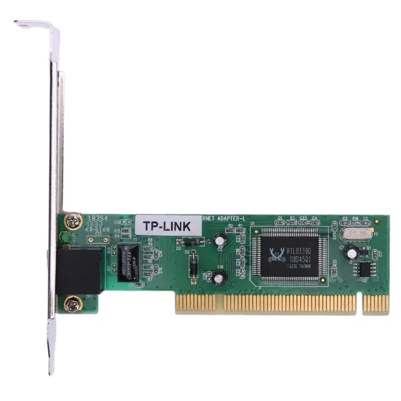 PCI Realtek RTL8139D 10/100 м 100 Мбит/с RJ45 Ethernet Сетевая Lan Карта Adap Высококачественная сетевая PCI карта высокого качества