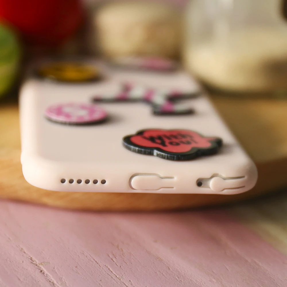 KISSCASE 3D мультфильм для iPhone 7 6s 6 Plus милый чехол розовый тонкий мягкий ТПУ