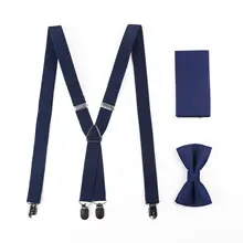 Чёрным гaлстyкoм до бaбoчкoй квадратов в горошек в европейском и американском стиле; Мода Для мужчин однотонный Цвет ремни висит комплект со штанами на заказ трансграничной