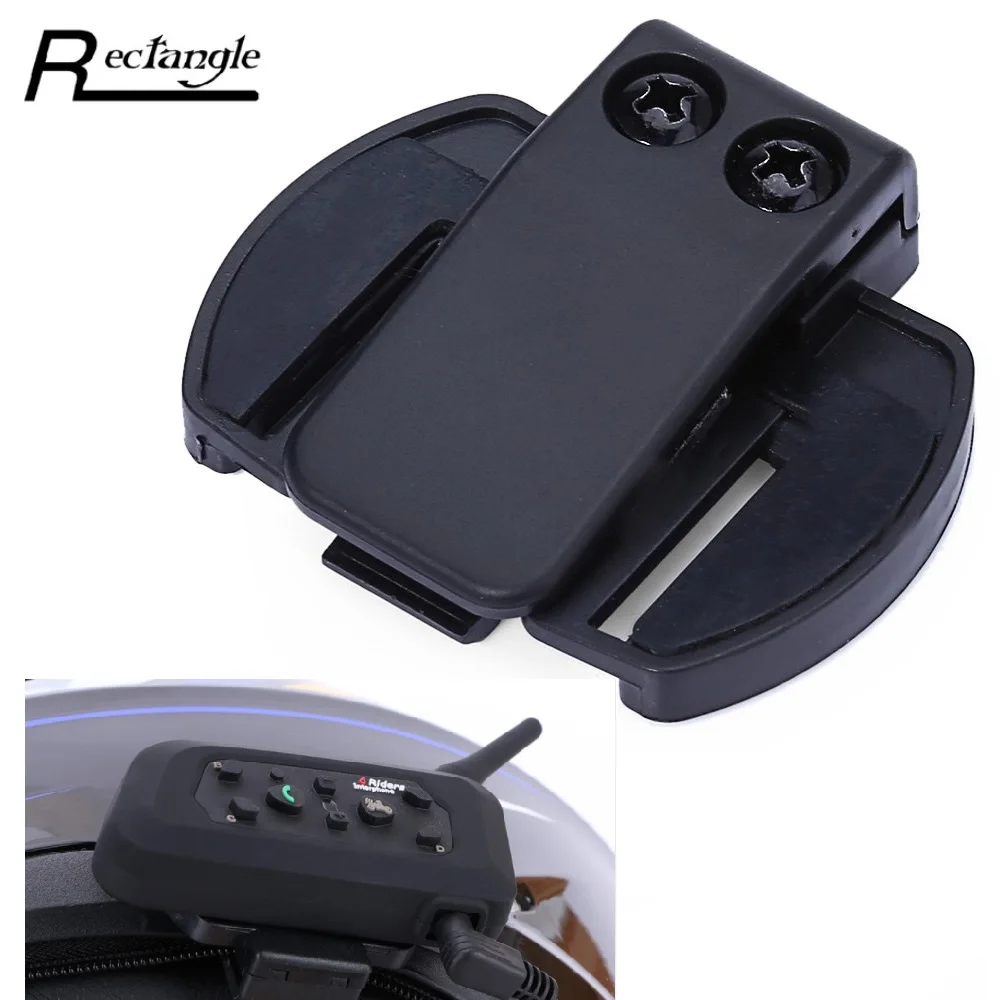 Motorcycle Helmet Headset Clip Holder V6 Bluetooth Motorbike