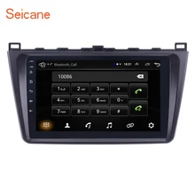 Seicane 9 дюймов 2DIN wifi Bluetooth wifi gps навигация автомобильное радио Android 8,1 мультимедийный плеер для 2008-2015 Mazda 6 Rui wing