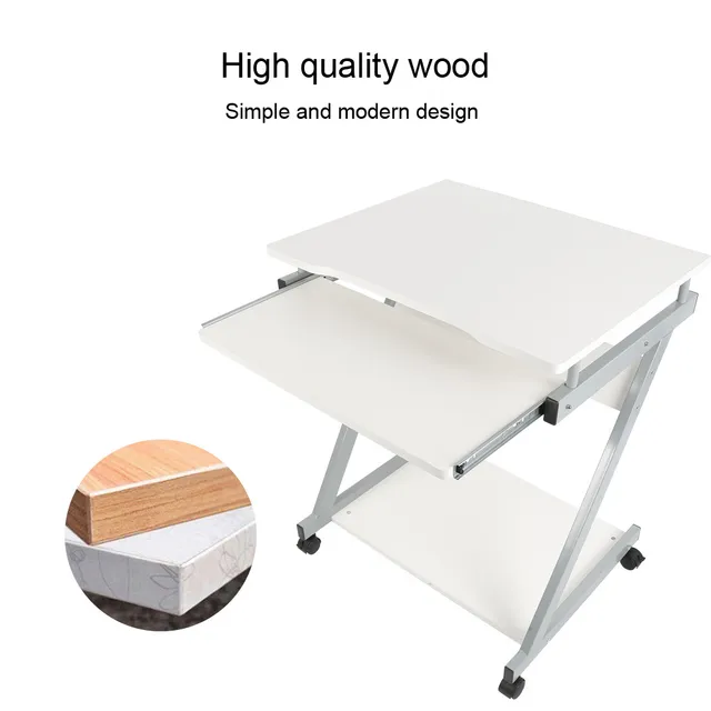 Best Offers High Quality Computer Desk Laptop PC Notebook Table Removable Wooden Desk with Wheels For Home Office Funiture Supplies HWC Best Offers High Quality Computer Desk Laptop PC Notebook Table Removable Wooden Desk with Wheels For Home Office Funiture Supplies HWC