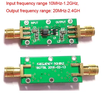 

Double Frequency Multiplier Input 10MHZ to 1.2GHz Output 20 MHZ to 2.4 GHz RF FOR Ham Radio Amplifiers