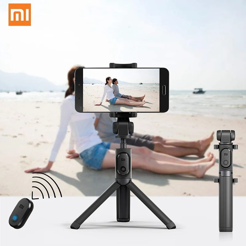 

Xiaomi 2 in 1 bluetooth 3.0 Mini Extendable Folding Tripod Selfie Stick Selfiestick For Mobile Phone Smart Phone for IOS Android