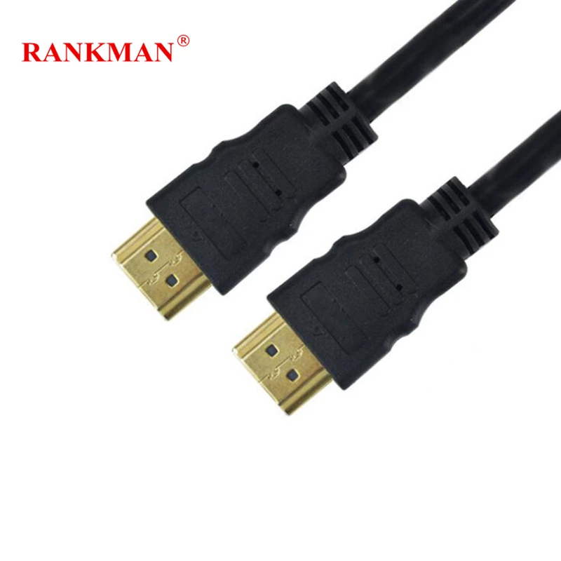 Rankman HDMI to HDMI Standard Cable Male-Male 3D 1080P Cable High Speed Cord for TV PS4 Projector PC DVD 1.5/3/5/10/15/20/25m