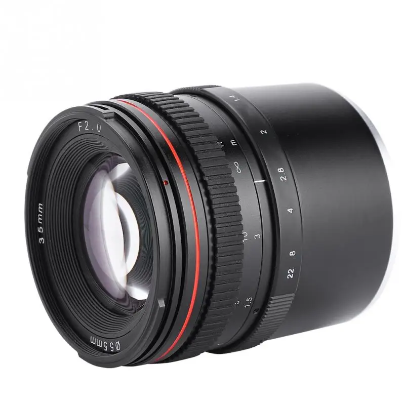 Ручная линза Foucs F1.4 с большой диафрагмой 50 мм для Sony E беззеркальное крепление