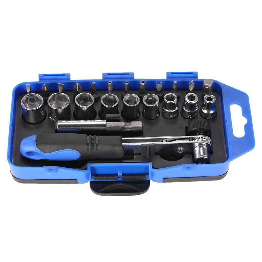 

23 in 1 Precision Mini Ratchet Screwdriver Bits Set Sockets Repair Tool Kit